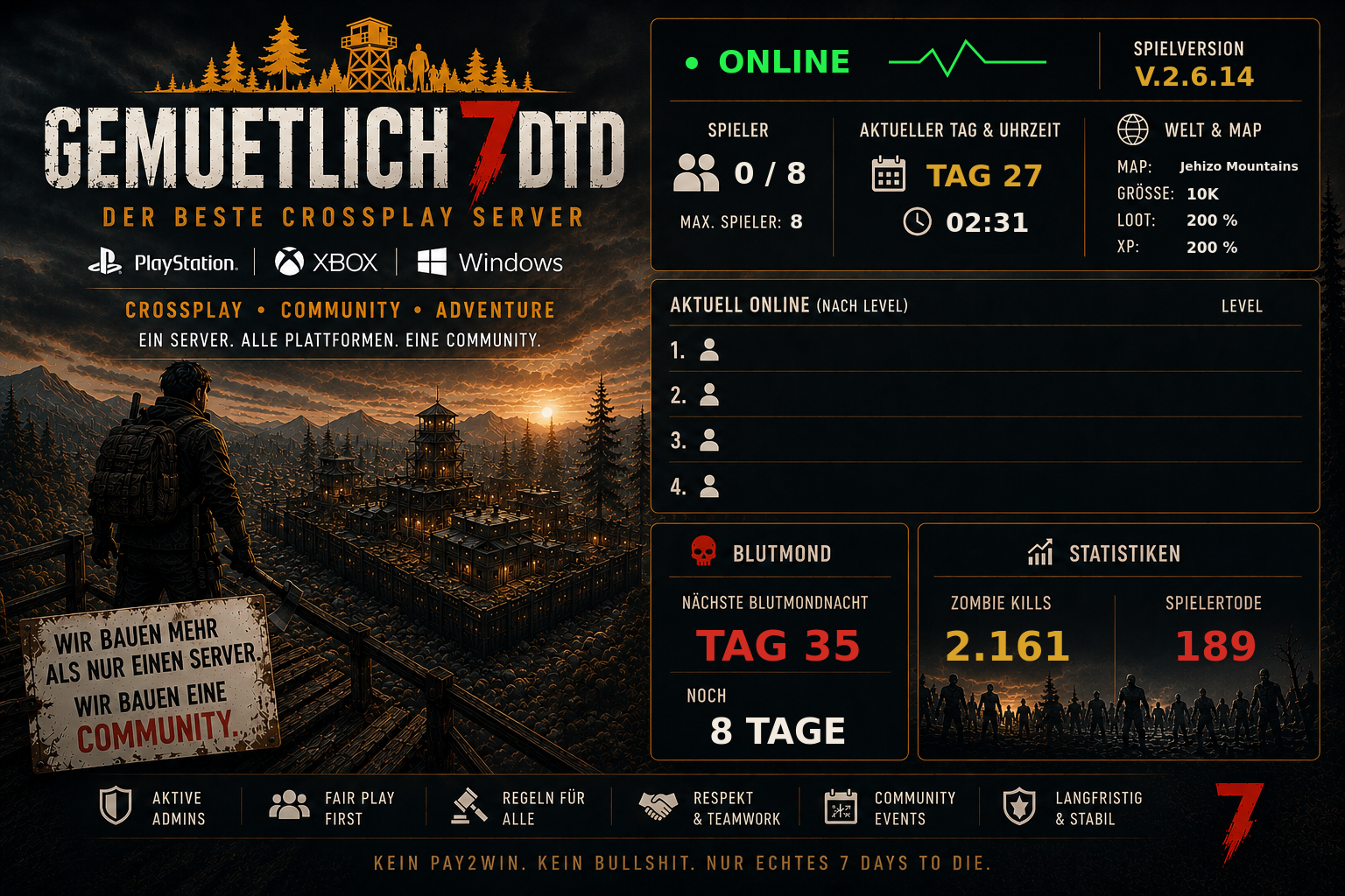Dynamischer Server Banner